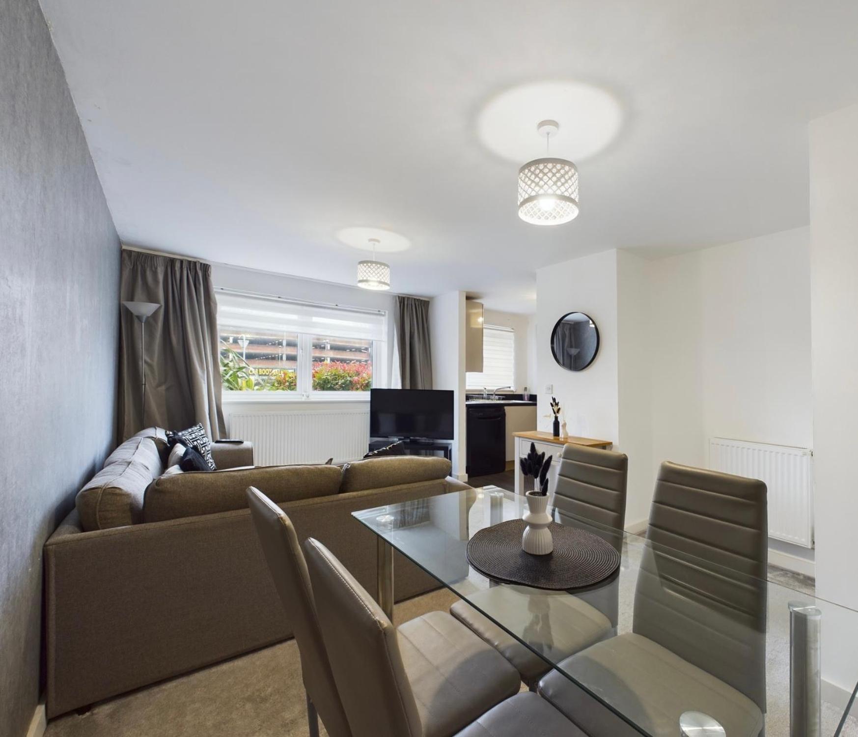 Modern 2 Bed City Apartment With Private Parking 斯旺西 外观 照片